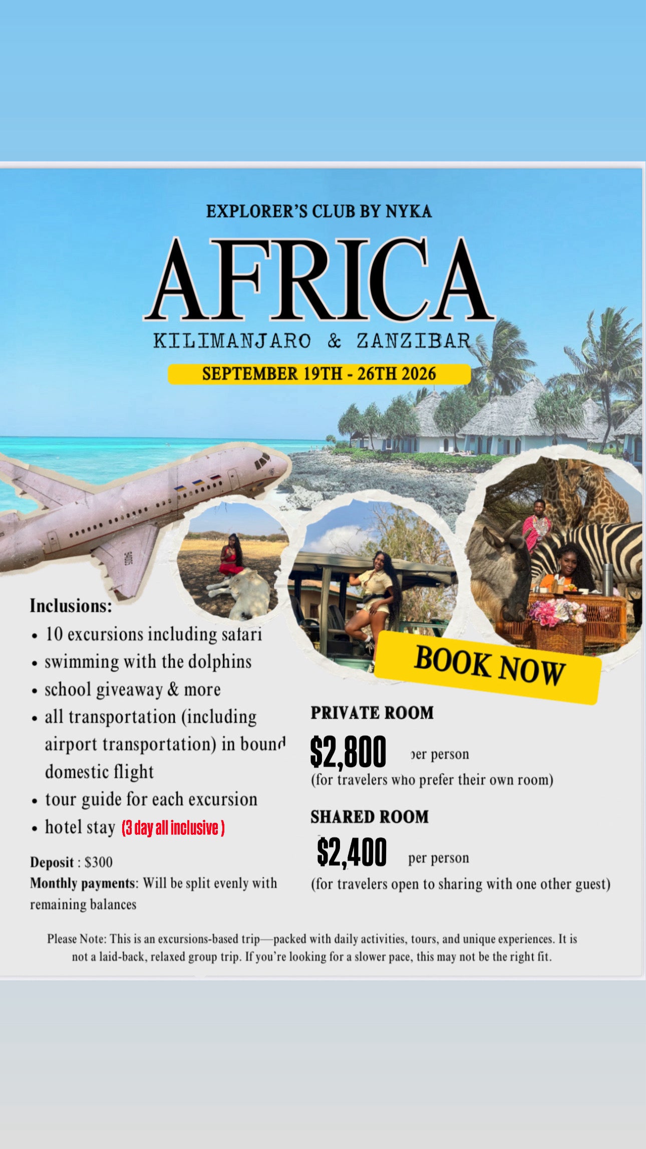 AFRICA
KILIMANJARO & ZANZIBAR